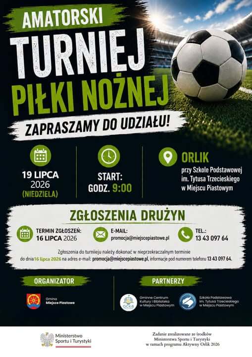 Amatorski Turniej Piłki Nożnej w Miejscu Piastowym