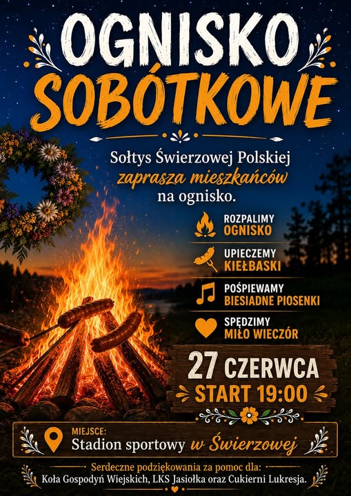 Ognisko Sobótkowe w Świerzowej Polskiej