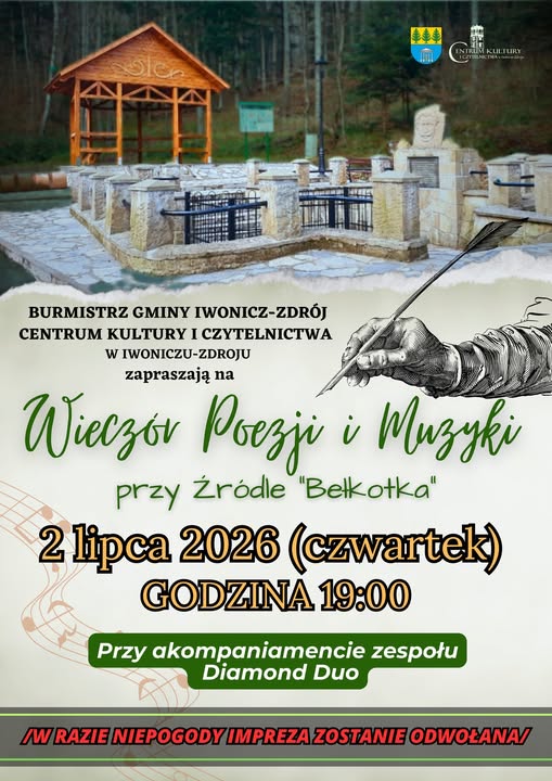 Wieczór Poezji i Muzyki przy źródle "Bełkotka"