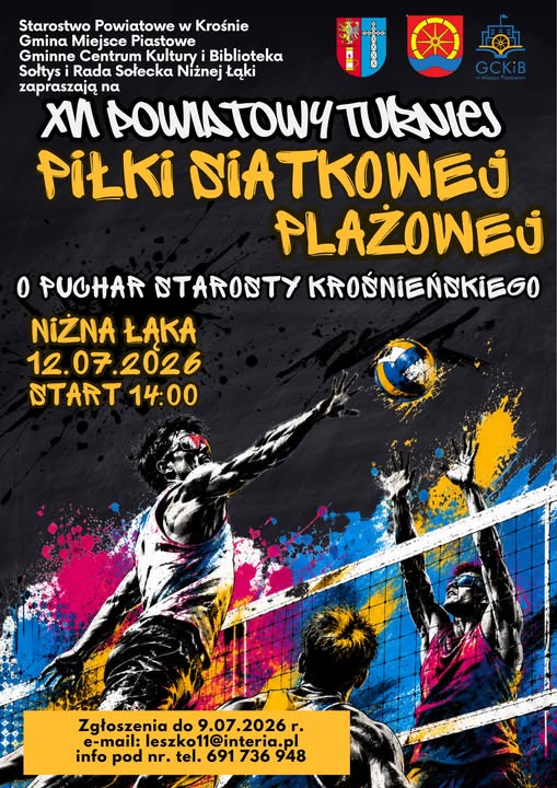 XVI Powiatowy Turniej Piłki Siatkowej Plażowej