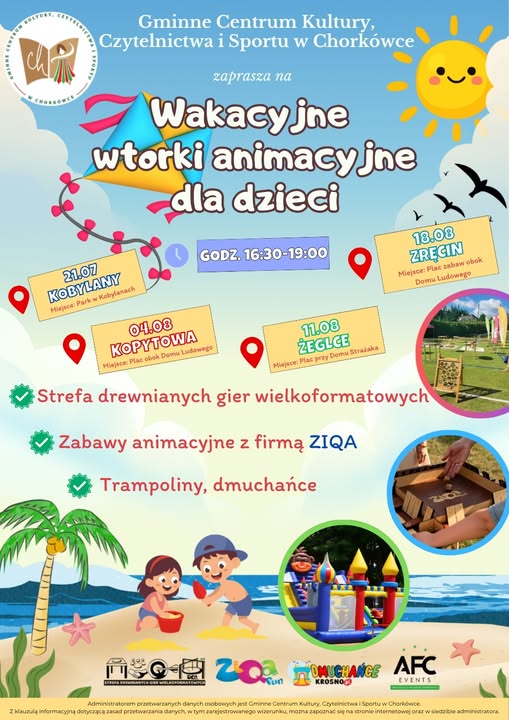 Wakacyjne wtorki animacyjne dla dzieci