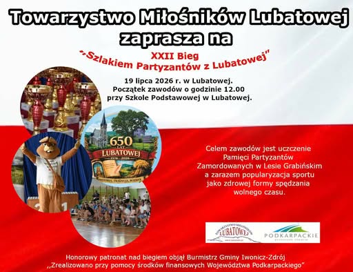 XXII Bieg "Szlakiem Partyzantów z Lubatowej"