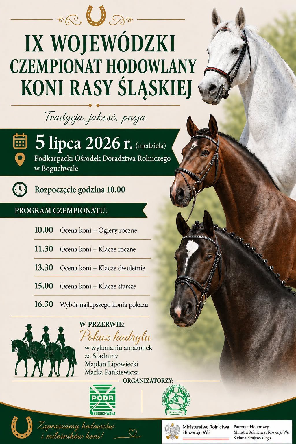 IX Wojewódzki Czempionat Hodowlany Koni Rasy Śląskiej