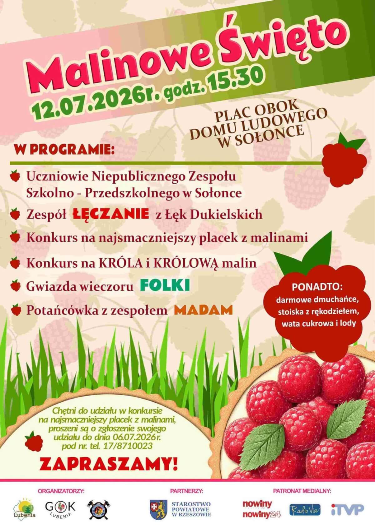Malinowe Święto w Sołonce