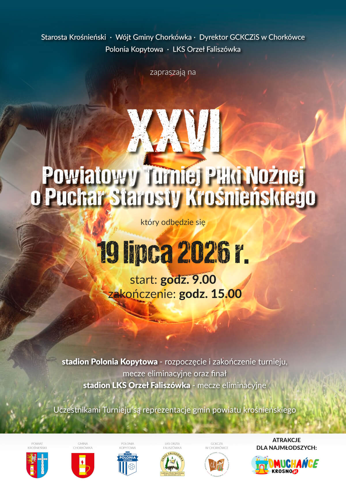 XXVI Powiatowy Turniej Piłki Nożnej o Puchar Starosty Krośnieńskiego