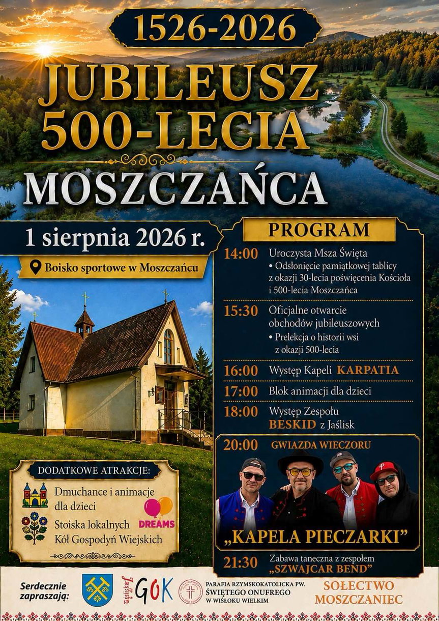 Jubileusz 500-lecia Moszczańca