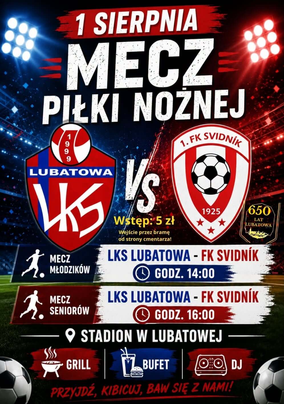 Mecz Piłki Nożnej: LKS Lubatowa vs FK Svidník