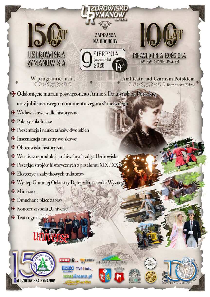 Obchody 150-lecia Uzdrowiska Rymanów