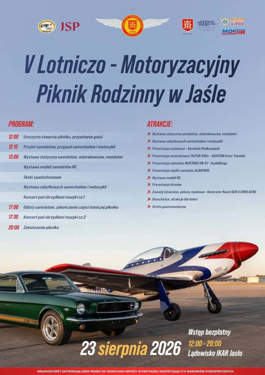 V Lotniczo-Motoryzacyjny Piknik Rodzinny w Jaśle