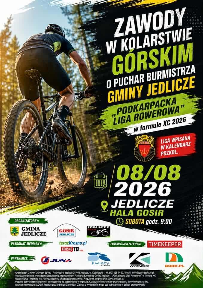 Zawody w Kolarstwie Górskim o Puchar Burmistrza Gminy Jedlicze
