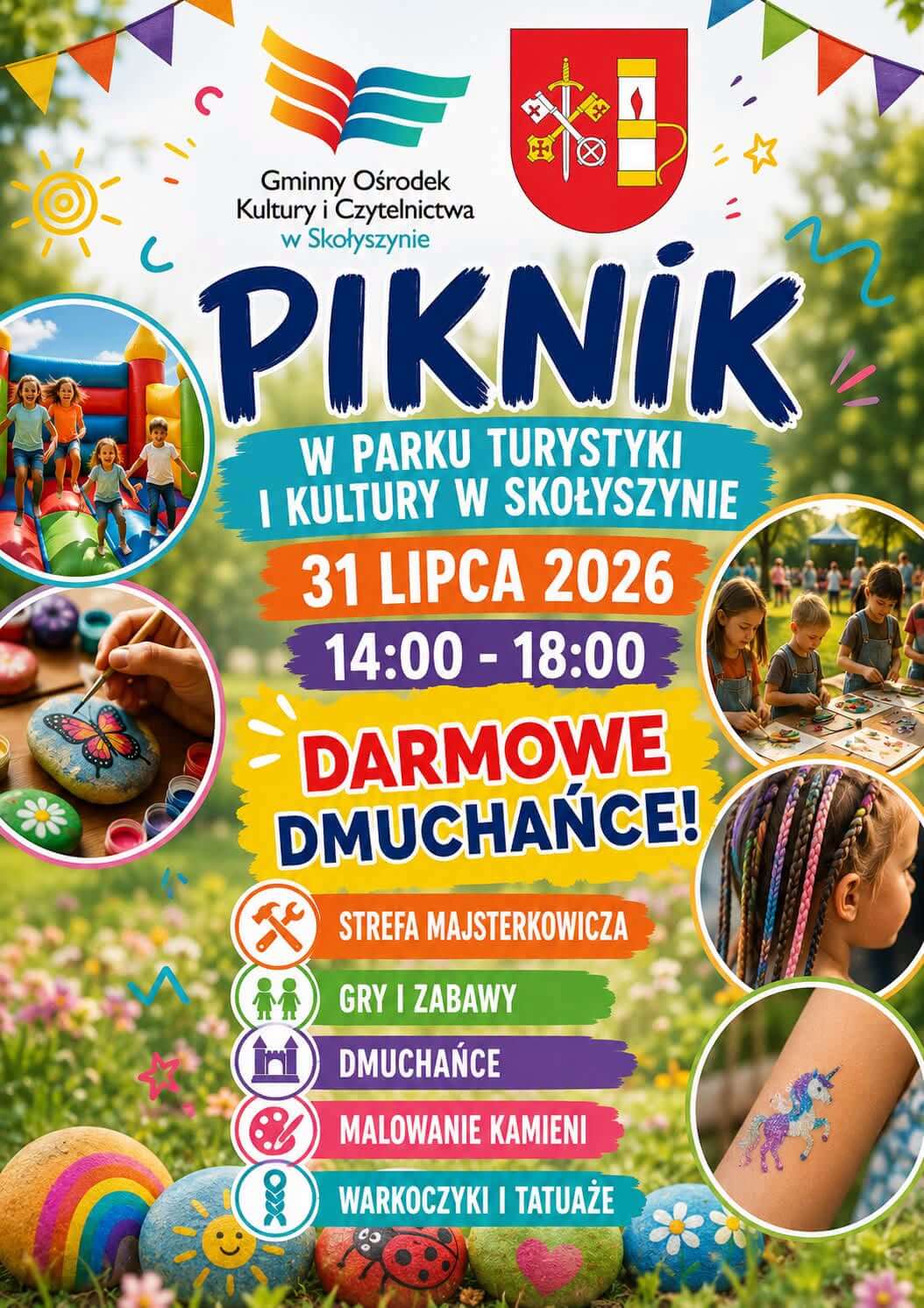 Piknik w Parku Turystyki i Kultury w Skołyszynie