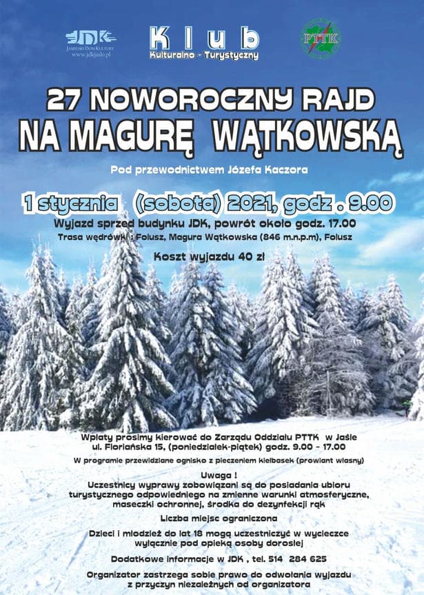 27. Noworoczny Rajd na Magurę Wątkowską