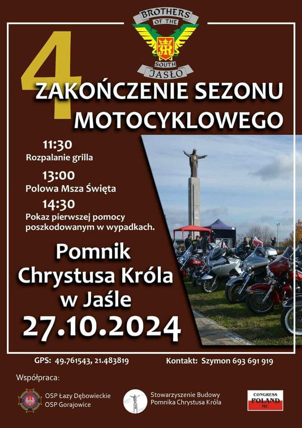 4 zakończenie sezonu motocyklowego w Jaśle