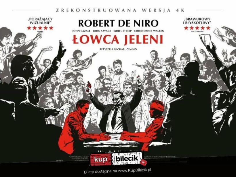 Seans filmu Łowca jeleni w Kino za Rogiem Café