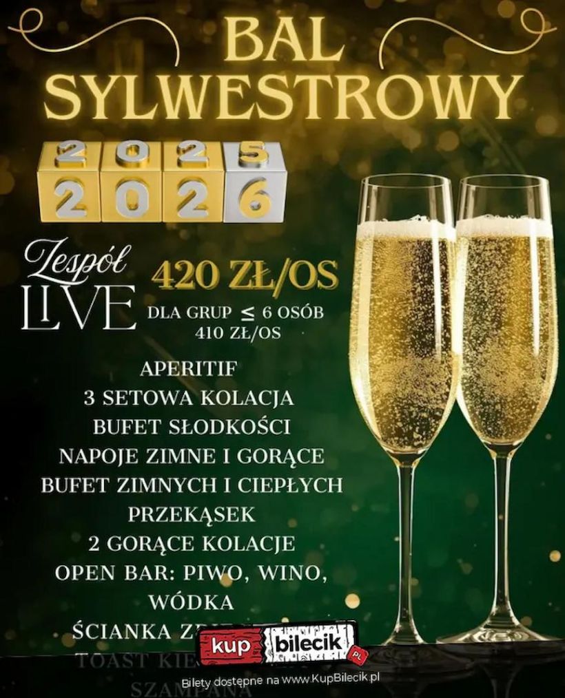 Bal Sylwestrowy w Złotym Pałacu 2025