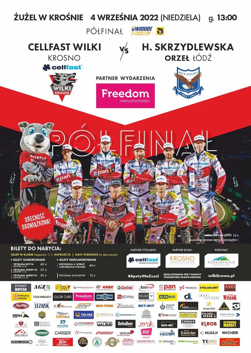 Cellfast Wilki Krosno - H. Skrzydlewska Orzeł Łódź