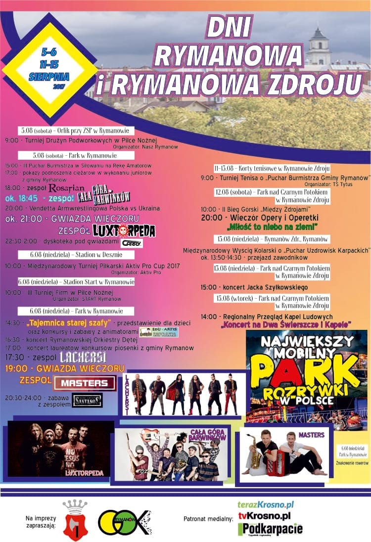 Dni Rymanowa i Rymanowa Zdroju 2017