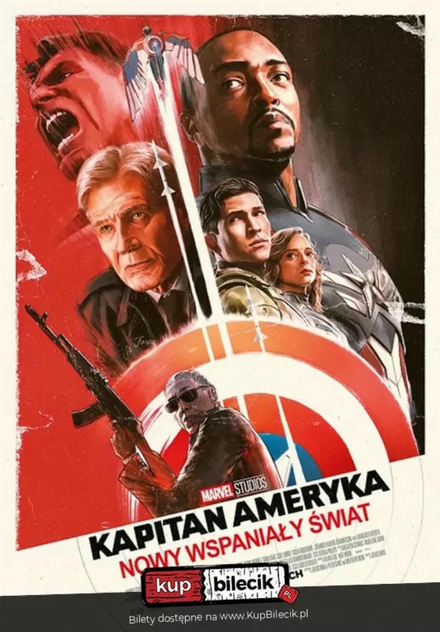 Kapitan Ameryka: Nowy wspaniały świat (Kino Sokół w Rymanowie)
