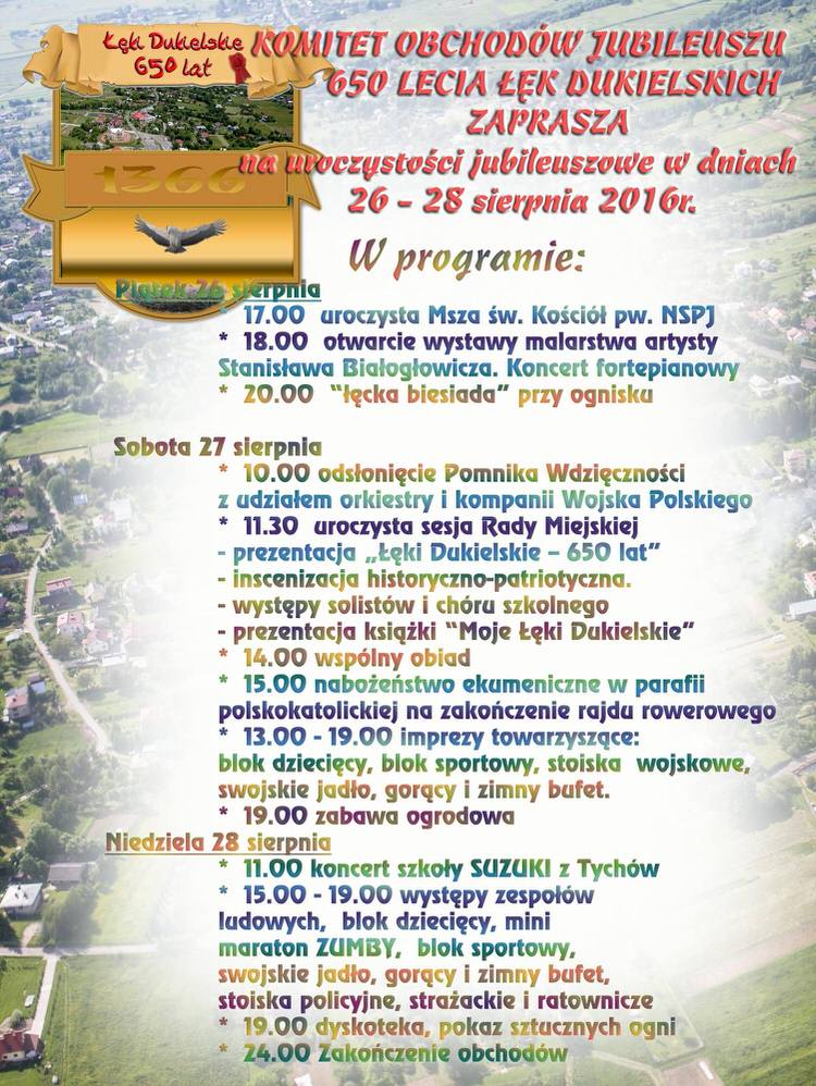650-lecie wsi Łęki Dukielskie