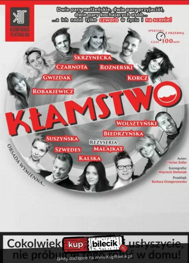 Kłamstwo - spektakl Wojciecha Malajkata w Rzeszowie