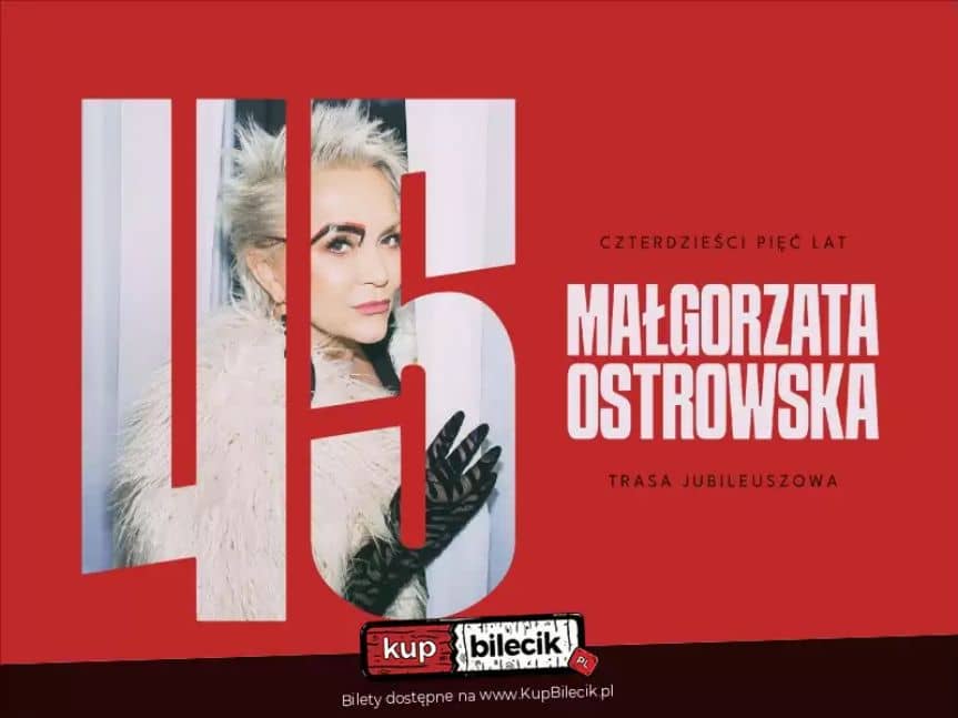 Małgorzata Ostrowska - koncert jubileuszowy w Rzeszowie