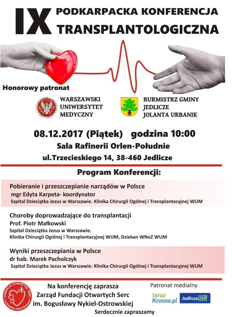 IX Podkarpacka Konferencja Transplantologiczna