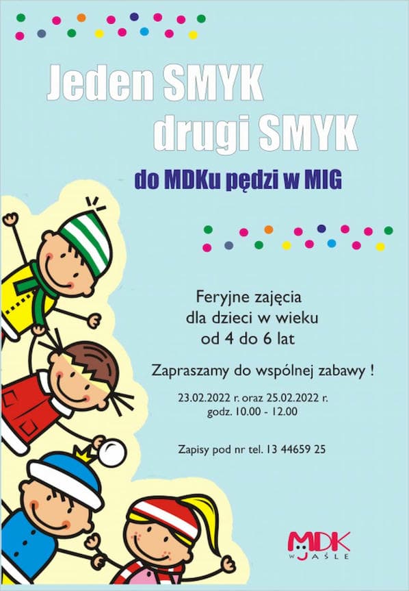 Jeden Smyk, drugi Smyk do MDKu pędzi w mig