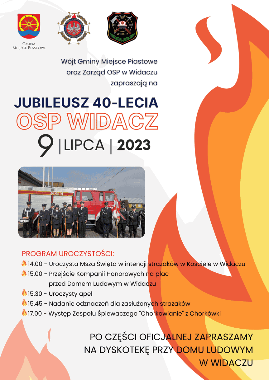 Jubileusz 40-lecia OSP Widacz