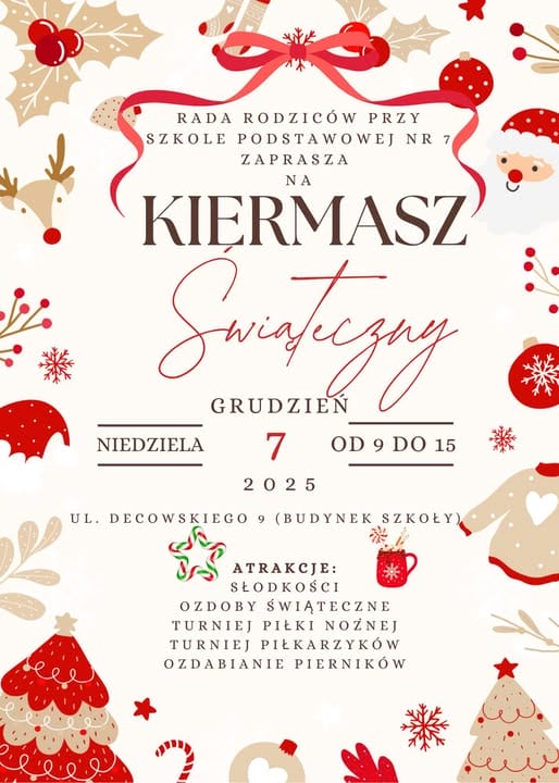 Kiermasz Świąteczny w SP nr 7 w Krośnie