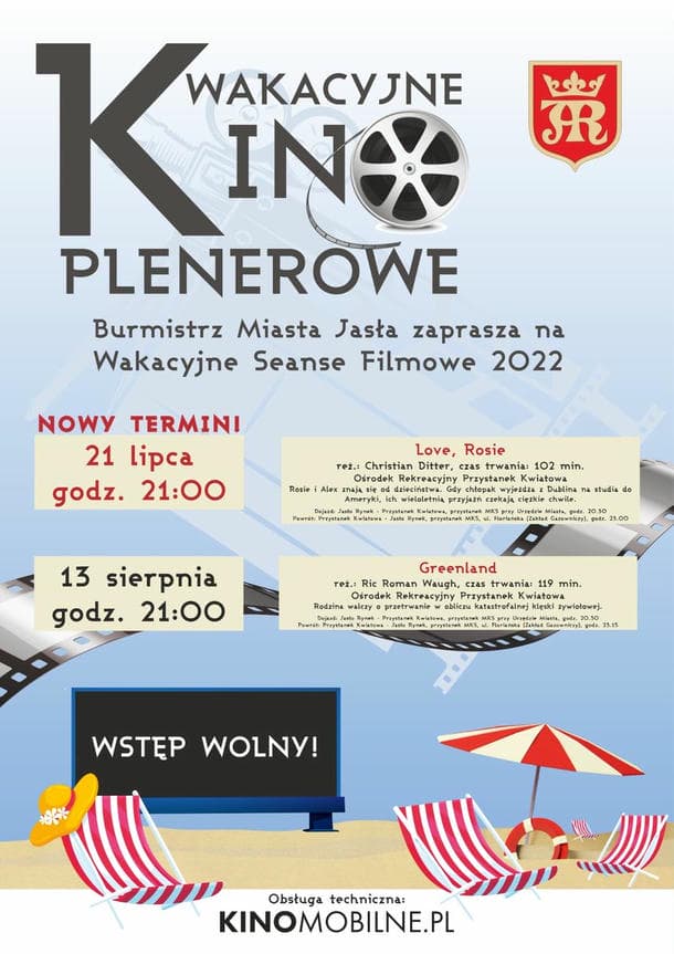 Kino Wakacyjne Plenerowe w Jaśle
