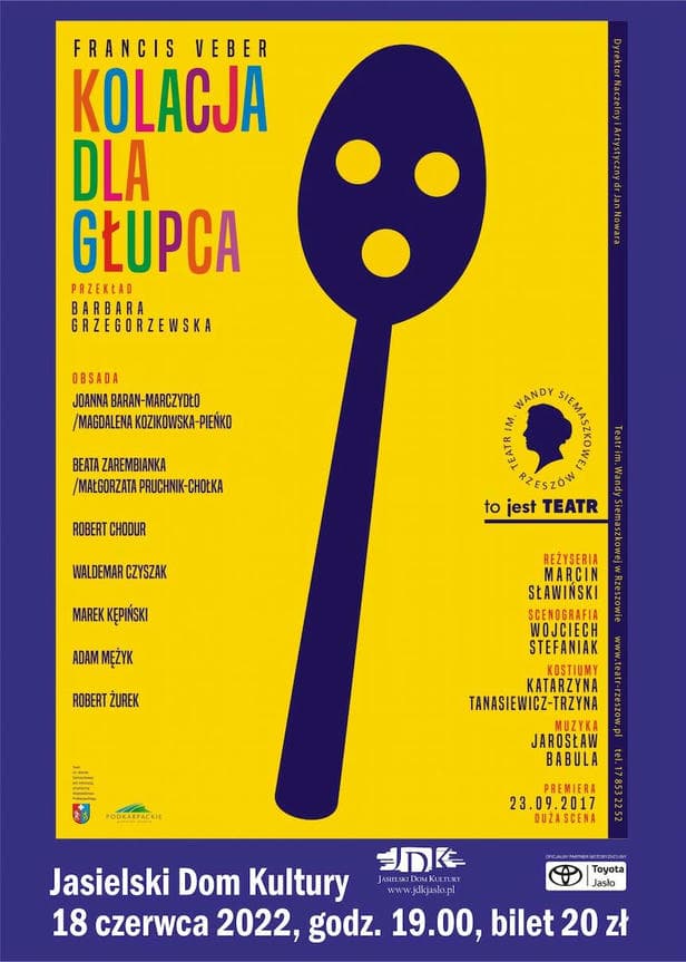 "Kolacja dla głupca" komedia w JDK