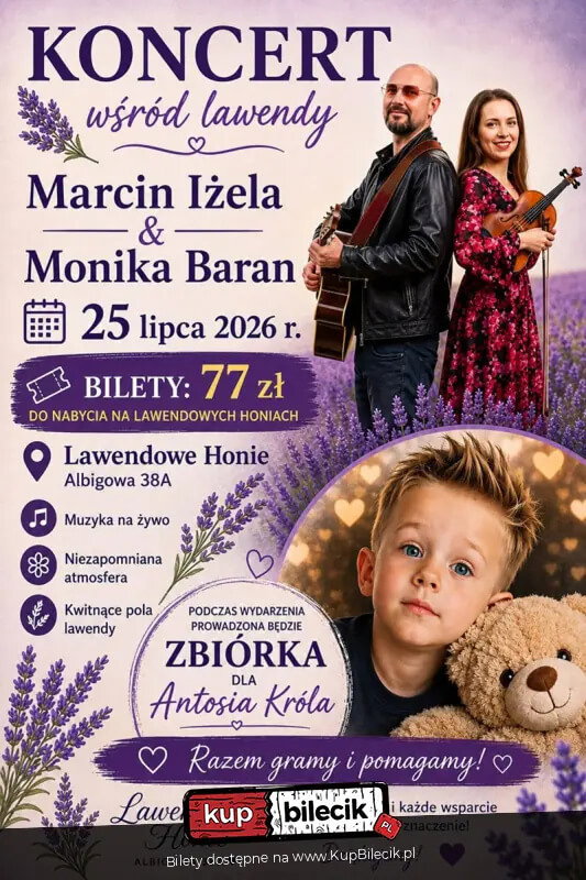Koncert Marcin Iżela & Monika Baran w Albigowej