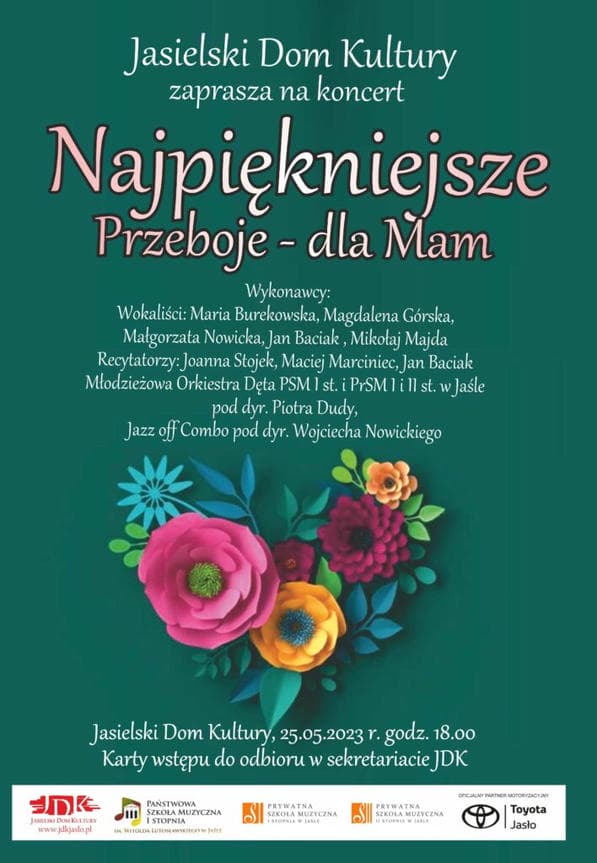 Koncert "Najpiękniejsze przeboje – dla mam"