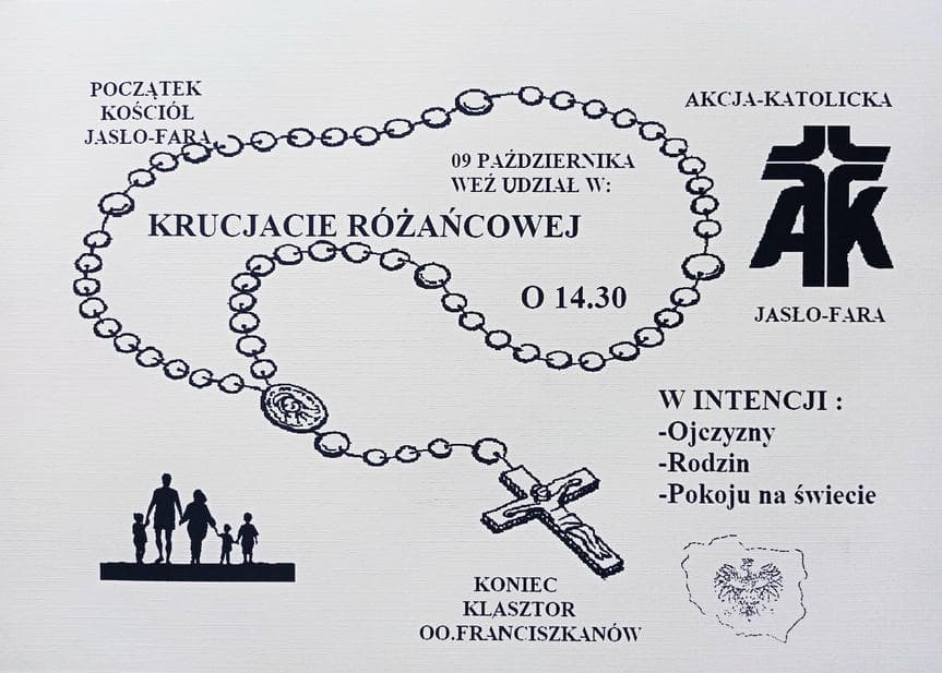 Krucjata Różańcowa ulicami Jasła