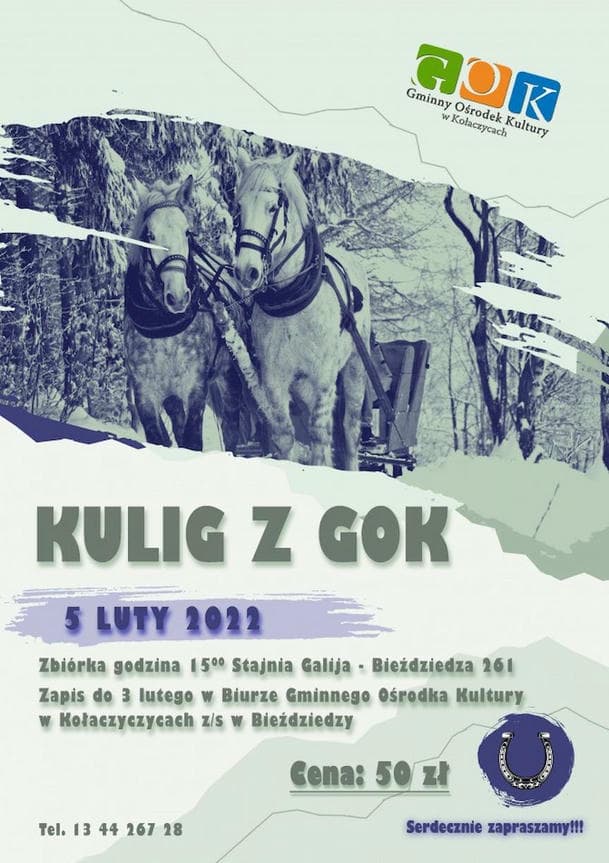 Kulig z GOK Kołaczyce