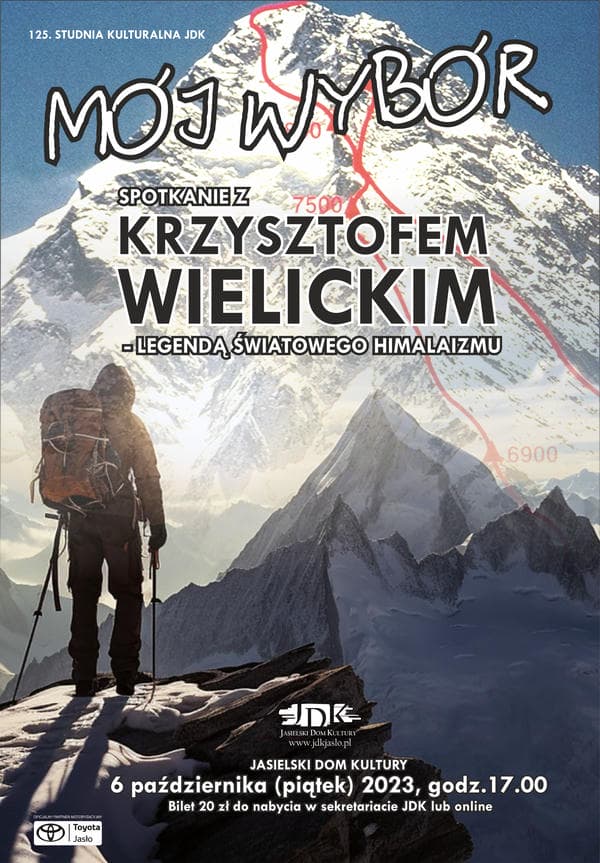 Legenda światowego himalaizmu w JDK. Spotkanie z Krzysztofem Wielickim