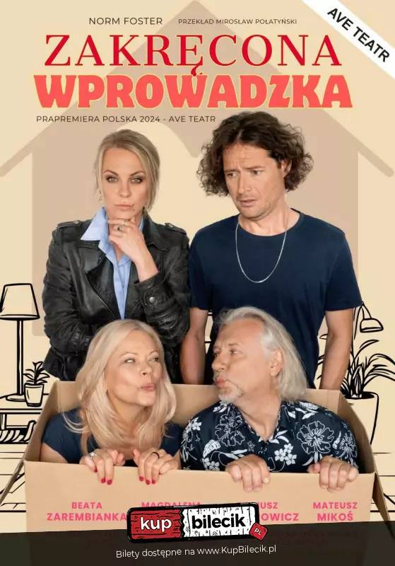 Spektakl Zakręcona wprowadzka w Sanoku