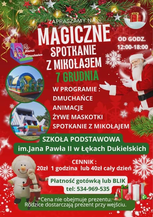 Magiczne spotkanie z Mikołajem