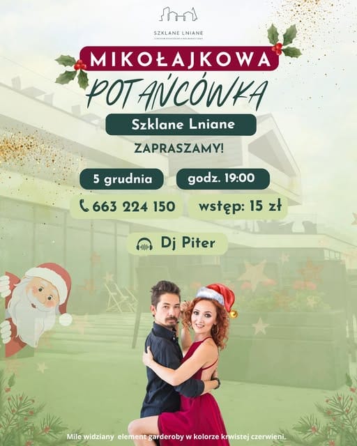 Mikołajkowa potańcówka w Szklanym Lnianym