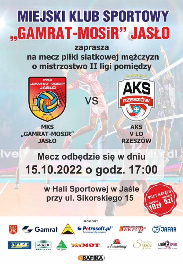 MKS Gamrat-MOSiR Jasło - AKS V LO Rzeszów