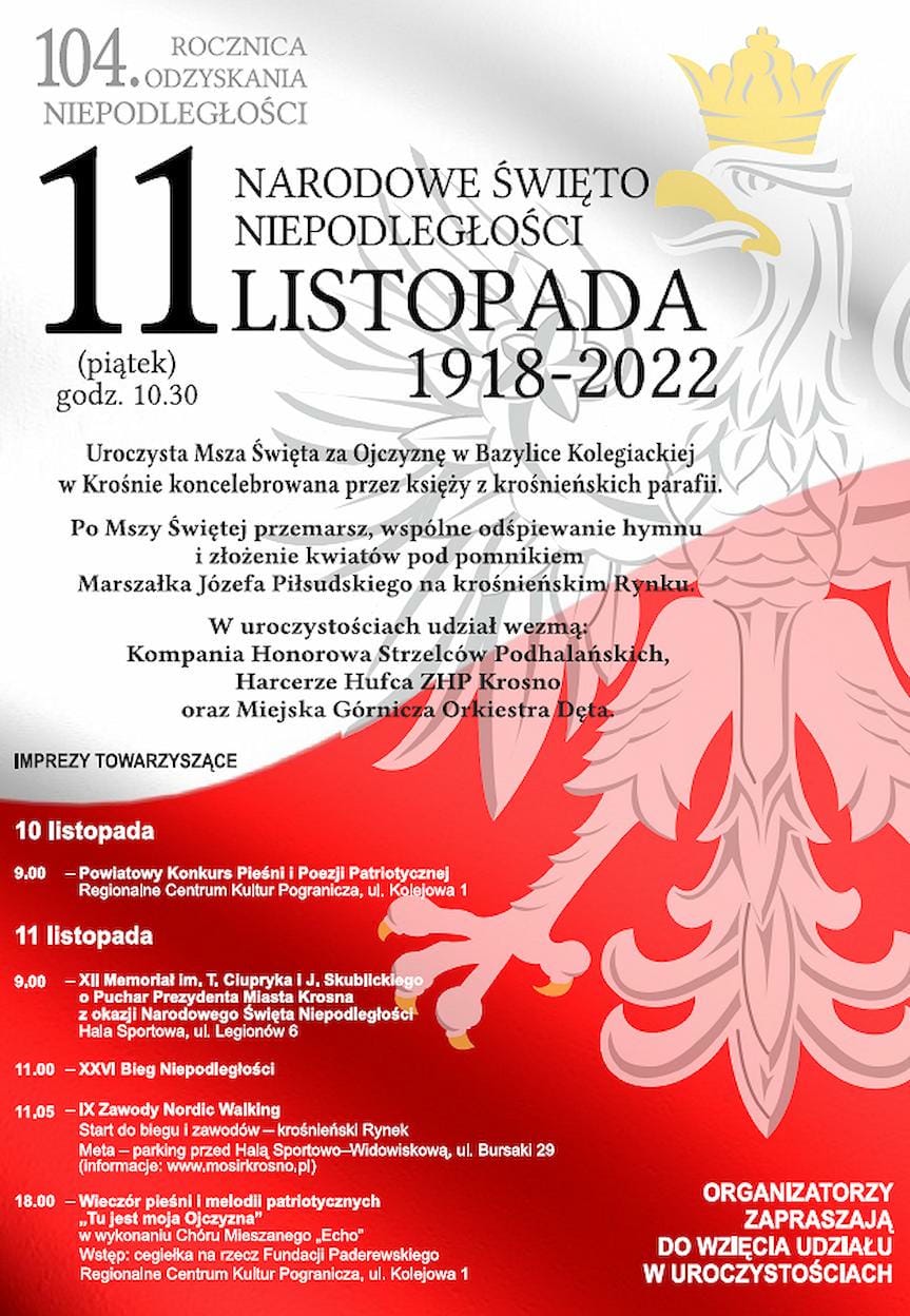 Obchody Święta Niepodległości w Krośnie