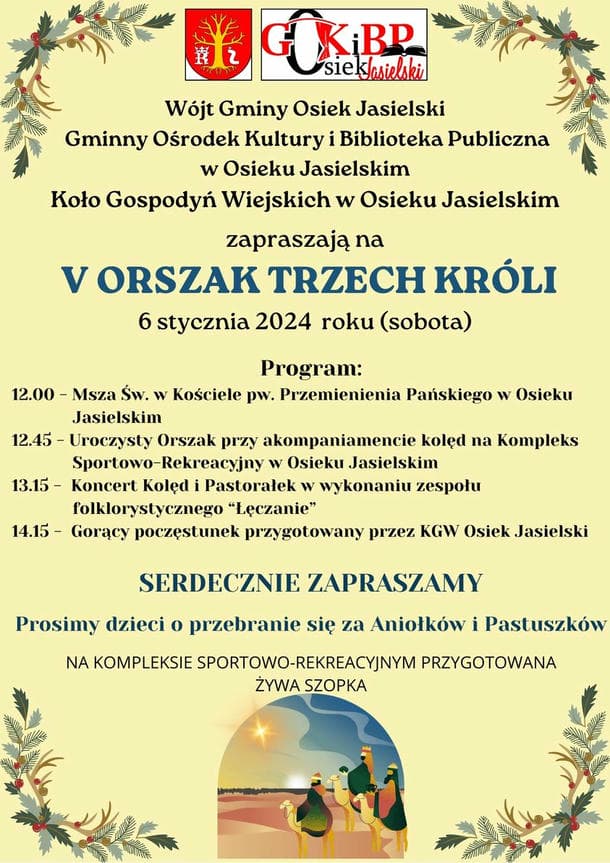 Orszak Trzech Króli w Osieku Jasielskim