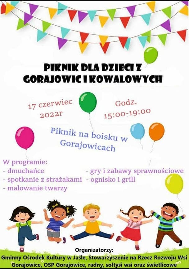 Piknik dla dzieci z Gorajowic i Kowalowych