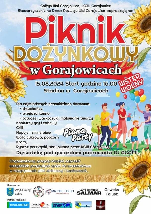 Piknik Dożynkowy w Gorajowicach