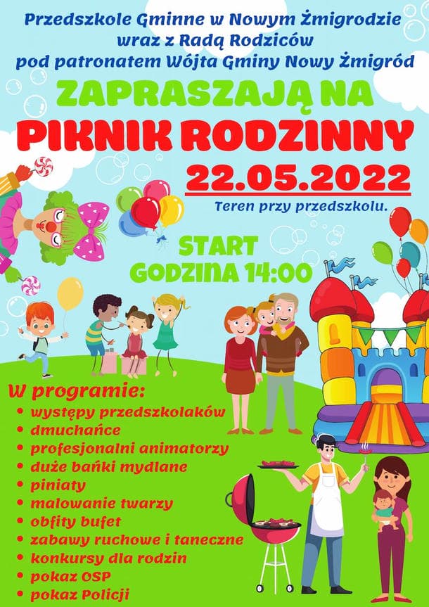 Piknik Rodzinny w Nowym Żmigrodzie