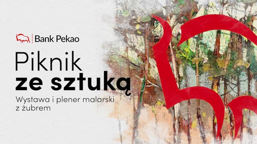 Piknik ze sztuką. Wystawa i plener malarski z żubrem