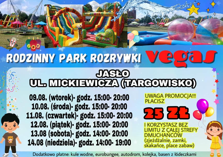 Rodzinny Park Rozrywki Vegas w Jaśle