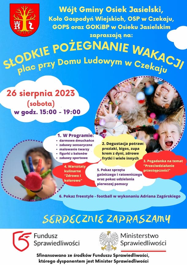 Słodkie pożegnanie wakacji w Czekaju