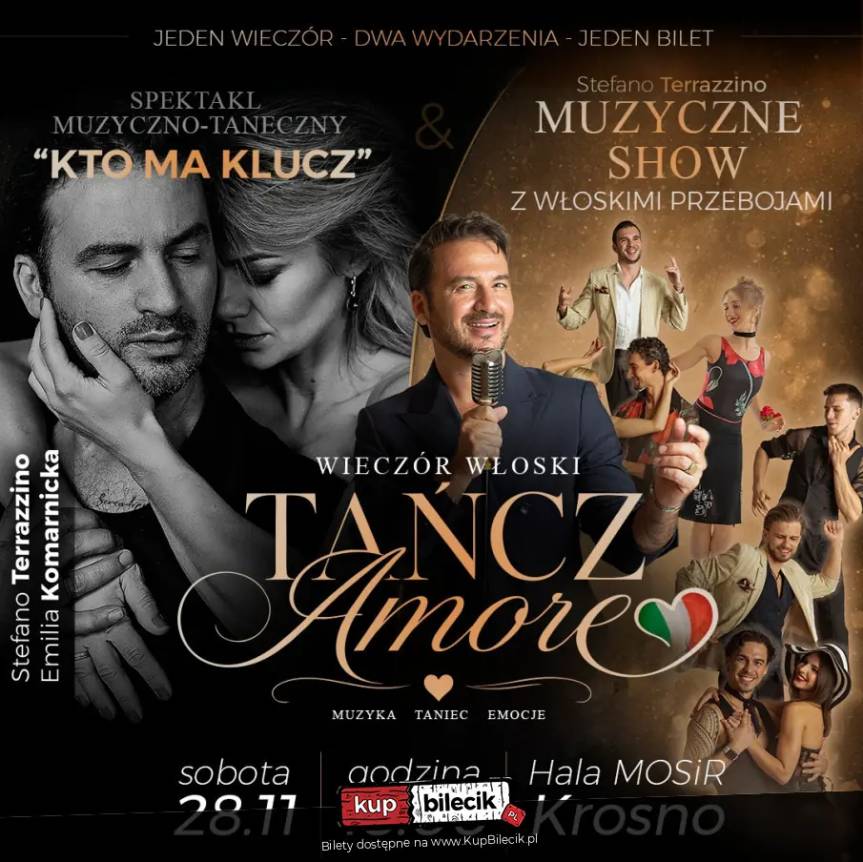 Włoski Wieczór ze Stefano Terrazzino w Krośnie