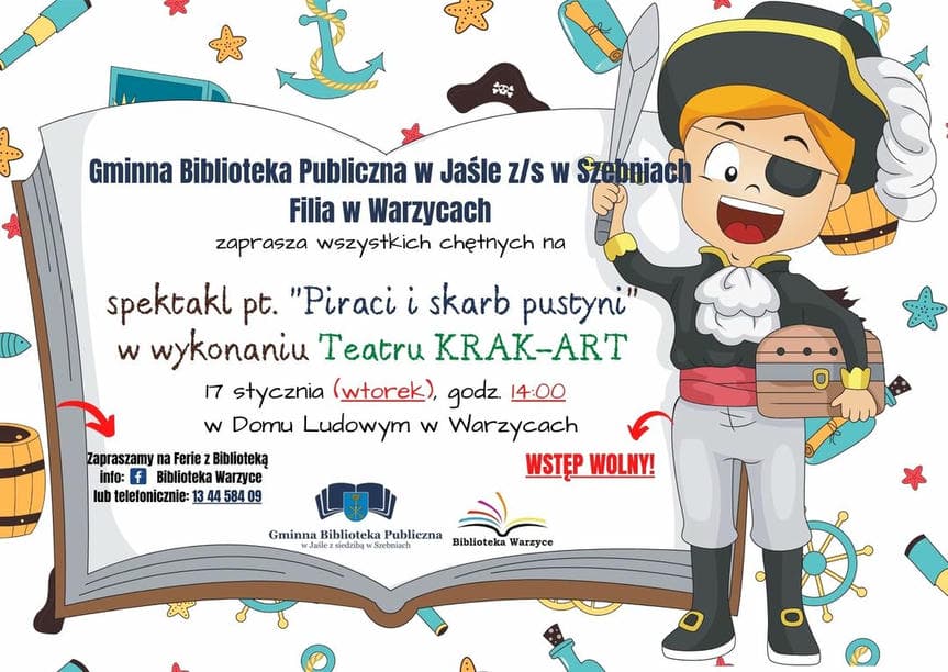 Spektakl "Piraci i skarb pustyni" w Warzycach